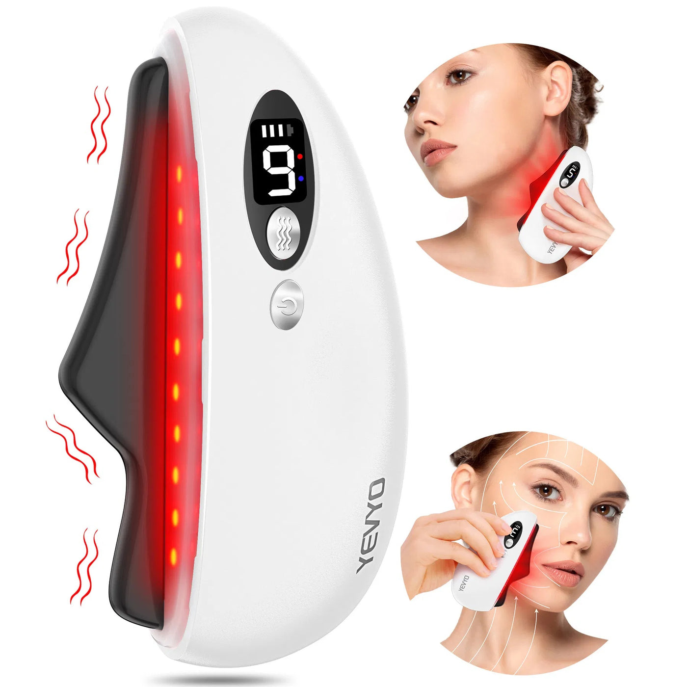 Vibrating Heated Gua Sha Stone  Anti-Aging & Wrinkle Removal