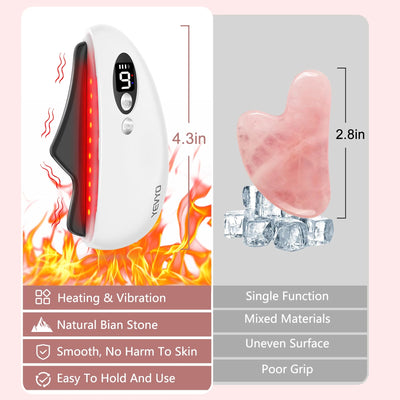 Vibrating Heated Gua Sha Stone  Anti-Aging & Wrinkle Removal