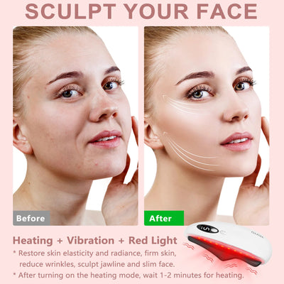 Vibrating Heated Gua Sha Stone  Anti-Aging & Wrinkle Removal