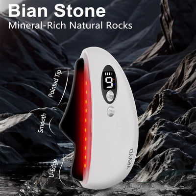 Vibrating Heated Gua Sha Stone  Anti-Aging & Wrinkle Removal