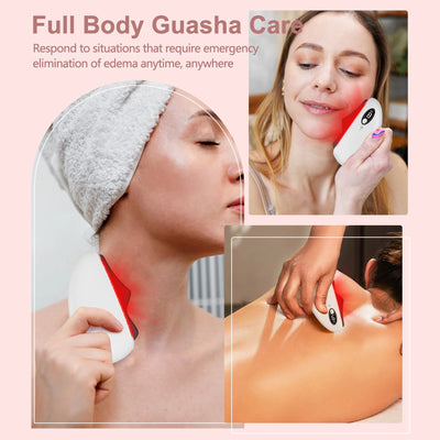 Vibrating Heated Gua Sha Stone  Anti-Aging & Wrinkle Removal