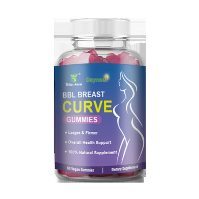 BBL Breast Curve Gummies bottle by My Store natural breast curve supplements for larger firmer breasts