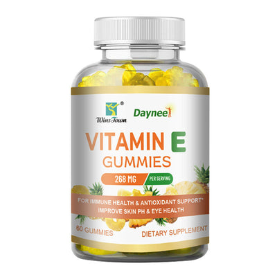 Vitamin E gummies dietary supplement bottle by My Store for natural breast curve supplements with antioxidant support