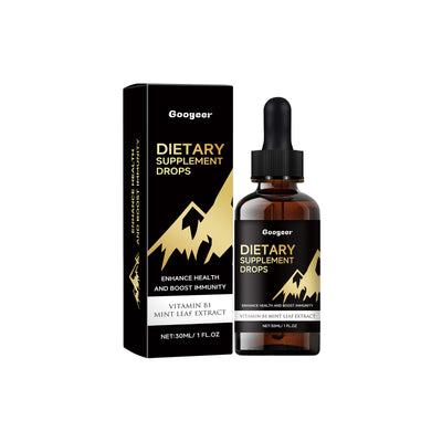 Googoor dietary supplement drops vitamin B1 mint leaf extract liquid dietary supplement drops in 30ml bottle