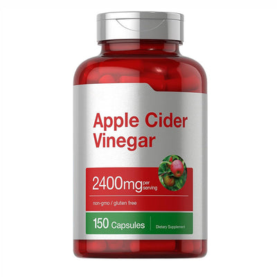Apple Cider Vinegar capsules 2400mg 150 count natural health supplements for weight loss