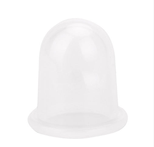 Single transparent silicone cupping set cup with smooth rounded edges for skin therapy