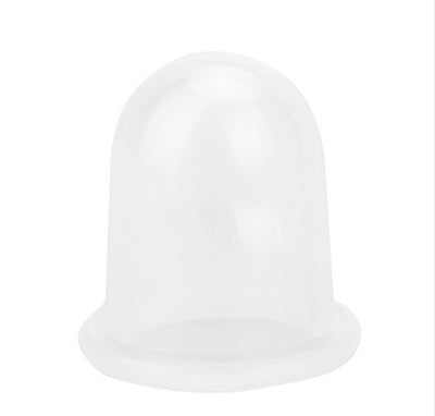 Single transparent silicone cupping set cup with smooth rounded edges for skin therapy
